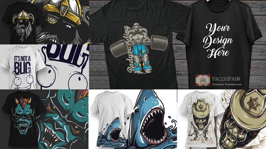 T-Shirt design package - get it straight away