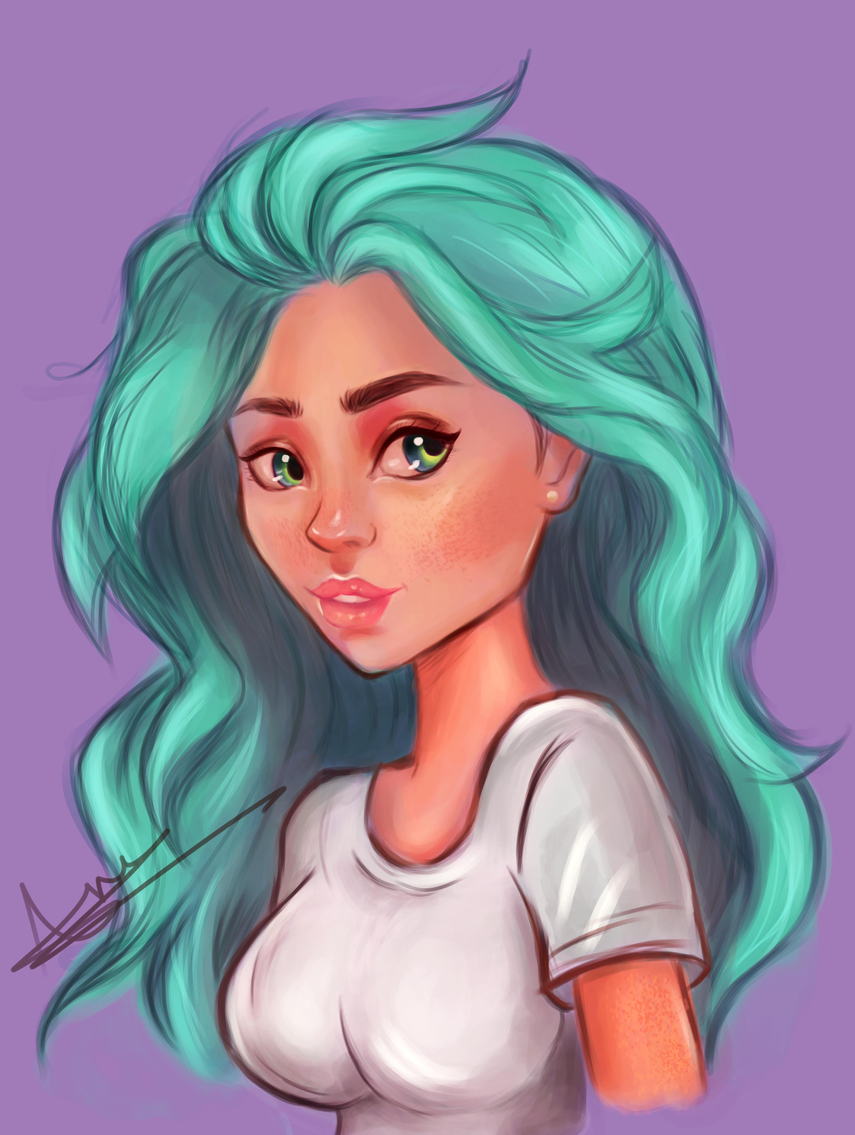 do a cartoon style illustration