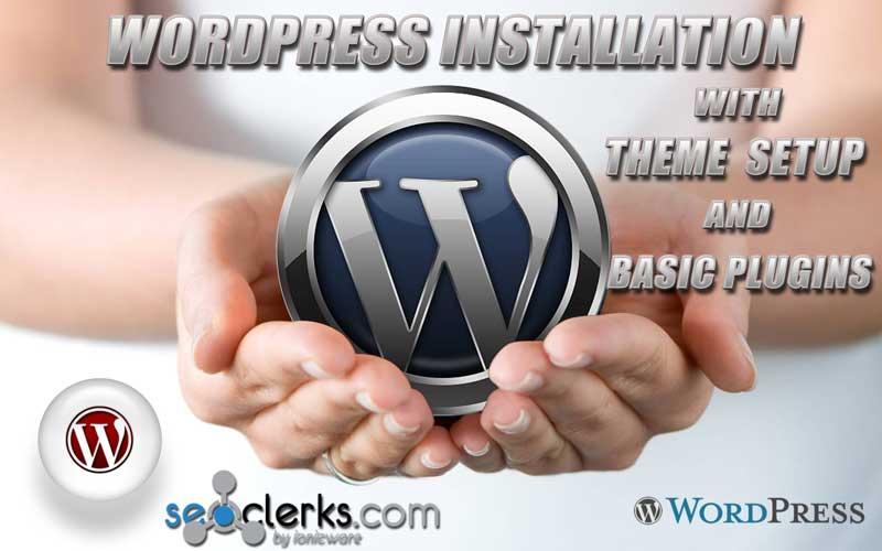 Install Wordpress on your server, with Plugins and T...