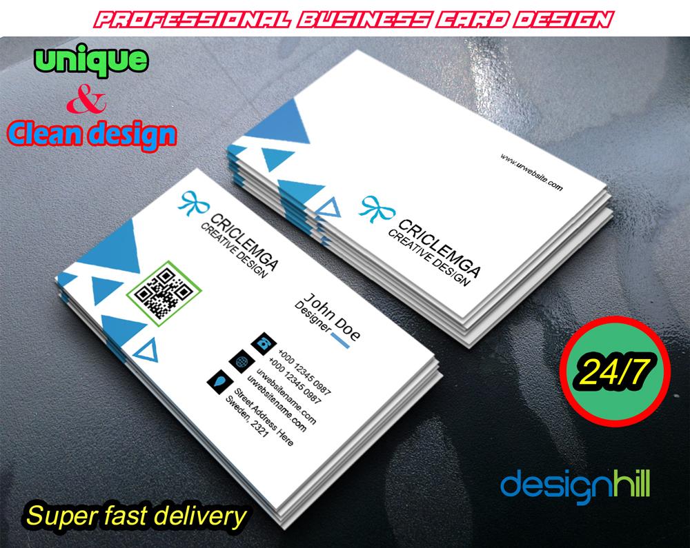 Double Sided Professional Business Card Design within...