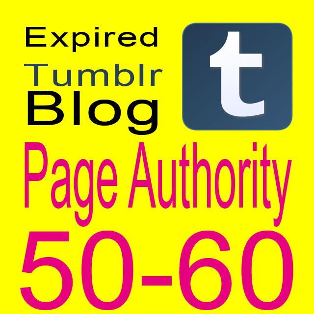 Get 5 Expired Tumblr Registered PA 50-60