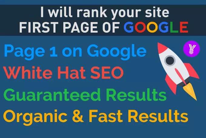 Rank Your Website On First Page Of Google with Seo