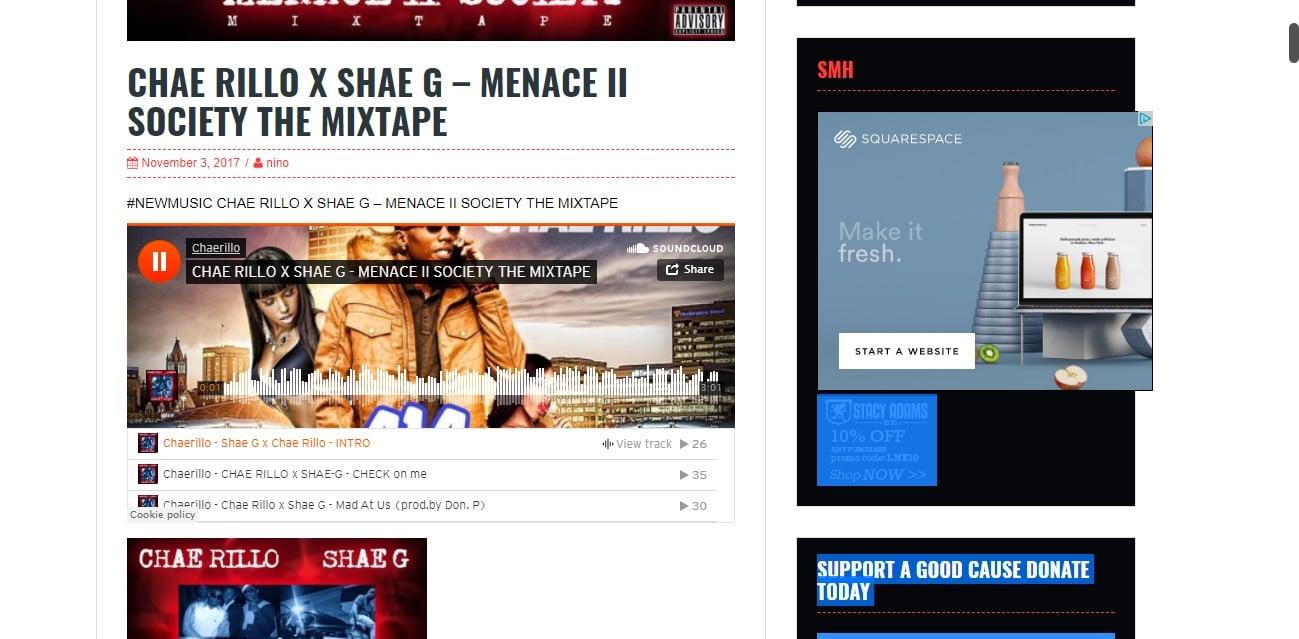 Post your music single or mixtapes on my hiphop blog