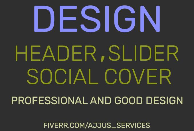 design professional website header or banners, Slide...