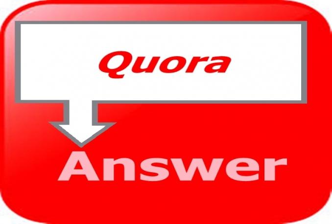 GET 5 Quora answer with Clickable Links