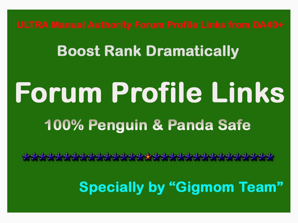 ULTRA DOFOLLOW 200 Forum Profile Links DA40+ to Rank ...