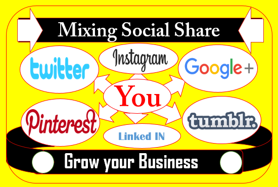 Promote your website by Mixing social share drip feed...