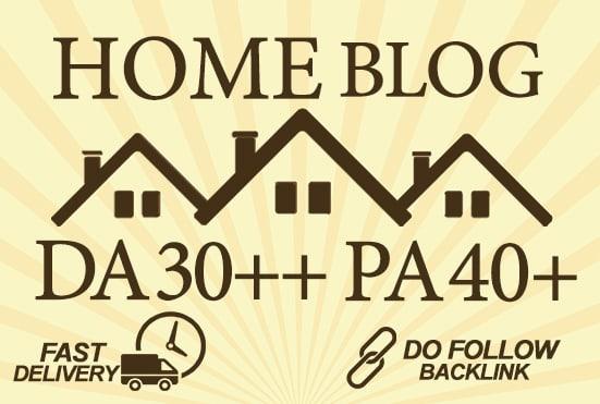 make guest post on da 50 quality home blog
