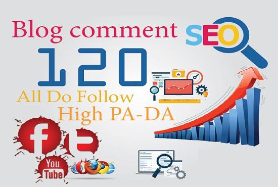 provide 120 dofollow backlinks low obl high dapa