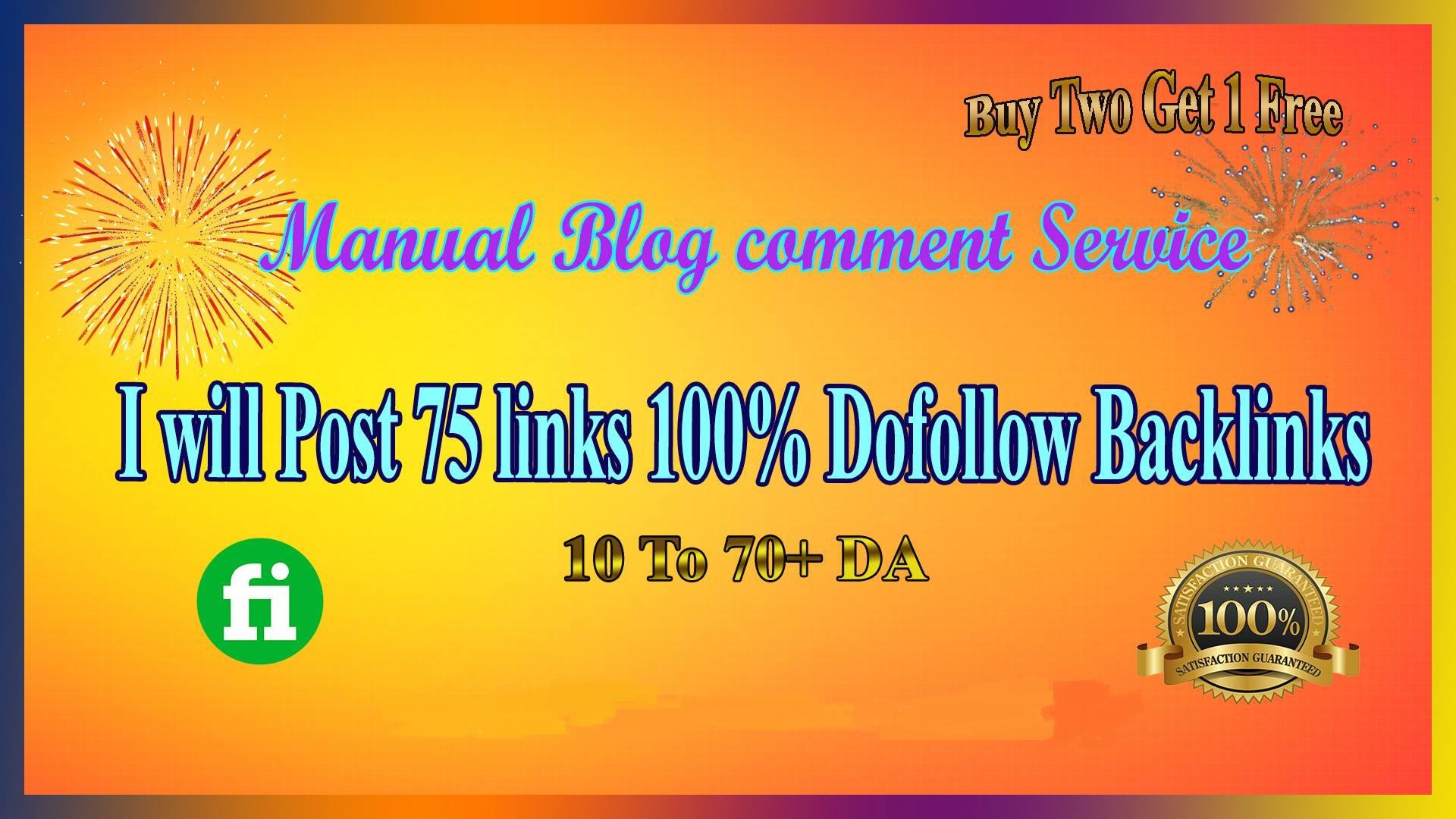 Post 75 Blog Comments Backlinks Seo