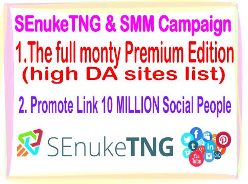 SEnuke TNG & Social Campaign- The Full Monty Prem...