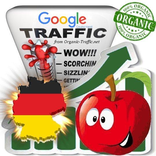 German Search Traffic from Google. de with your Keywo...