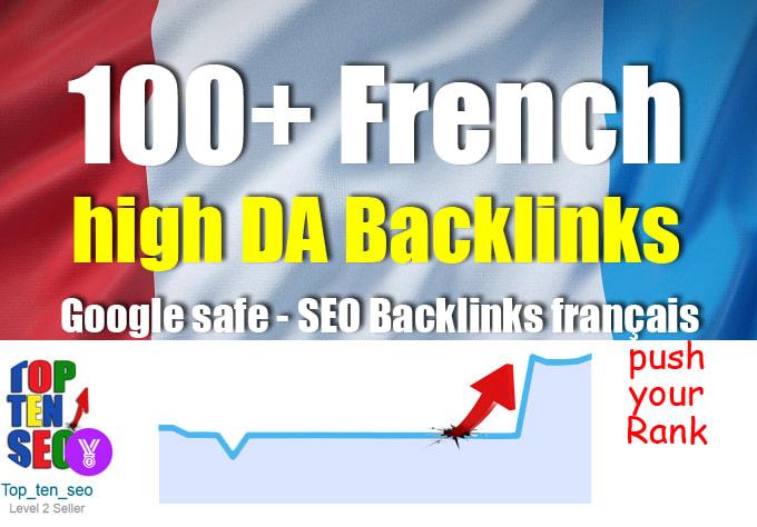 100 Plus High Authority French Backlinks Premium 100+...