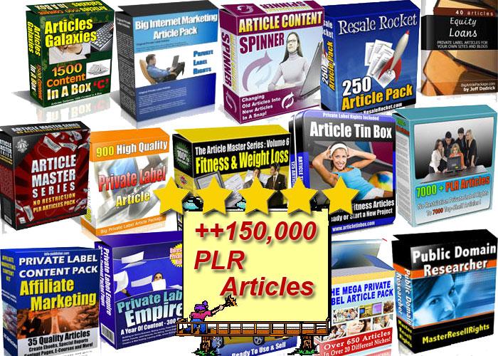 provide you +150,000 Plr Articles On Health Fitness &...