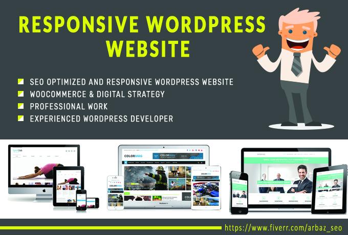Design A Professional And Responsive Wordpress Websit...