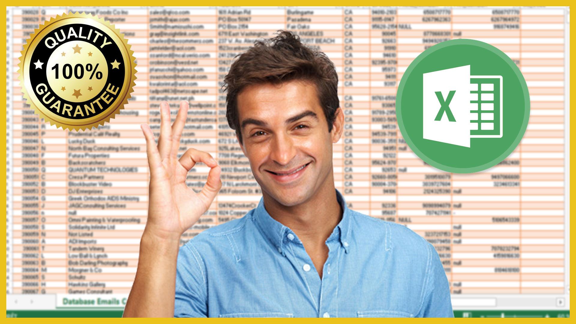 Give You 5000 Email for the Companies From California