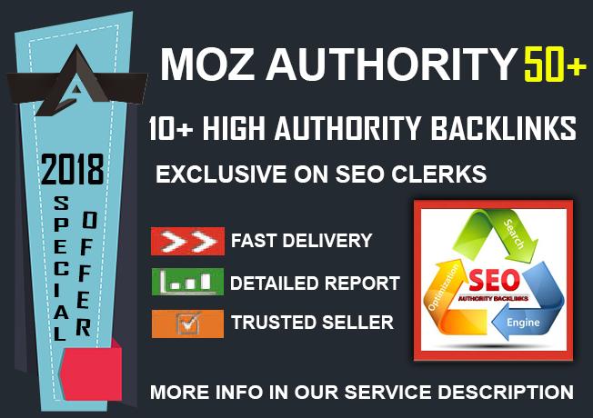 10 Manual DA 50+ Backlinks