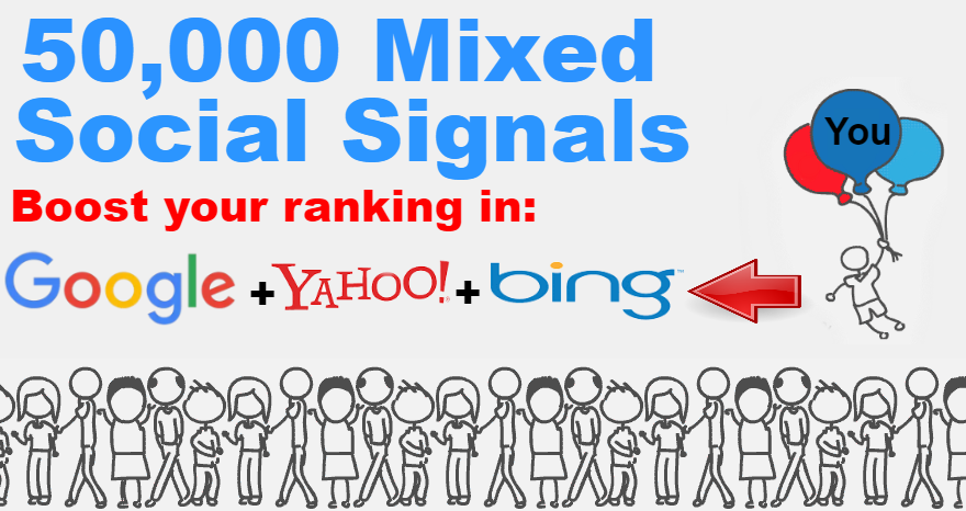 50,000 Mixed Social Signals Big Bang Mega Power Pack ...