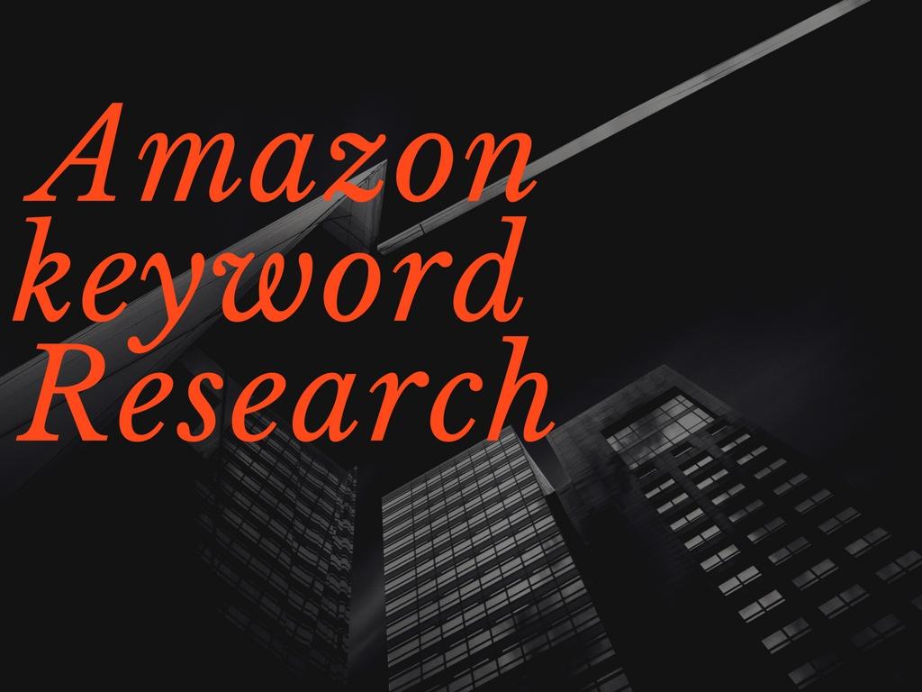 Do Amazon Seo Keyword Research