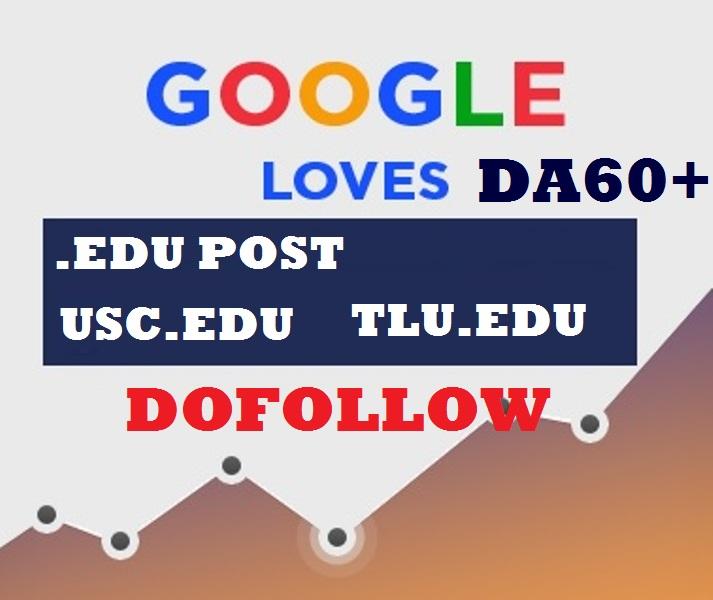 Write & publish 2 Quality. Edu Guest Post DA 60+