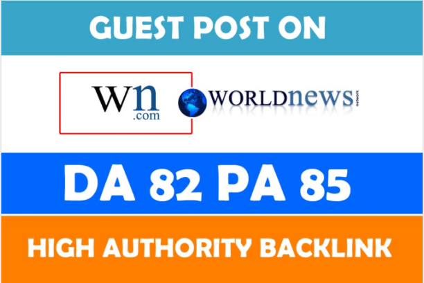 Write and publish Permanent Guest post on WN