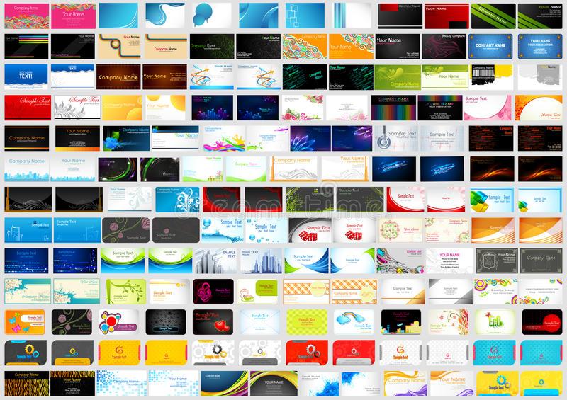 Provide a 2,500 plus visiting card collection