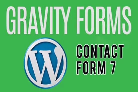 Design, Install, Fix Contact Form 7 And Gravity For...