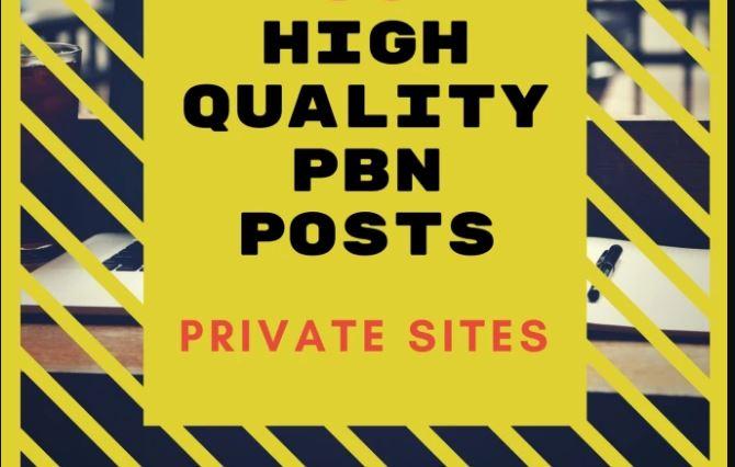 Create 12 Homepage High Quality Pbn Posts With High M...