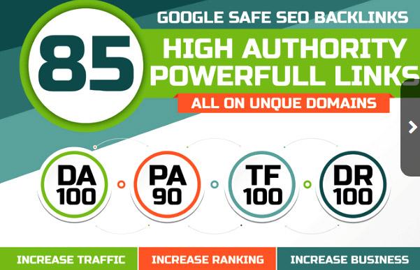Get 85 Unique Domain SEO Backlinks On DA 40 to Da100 ...