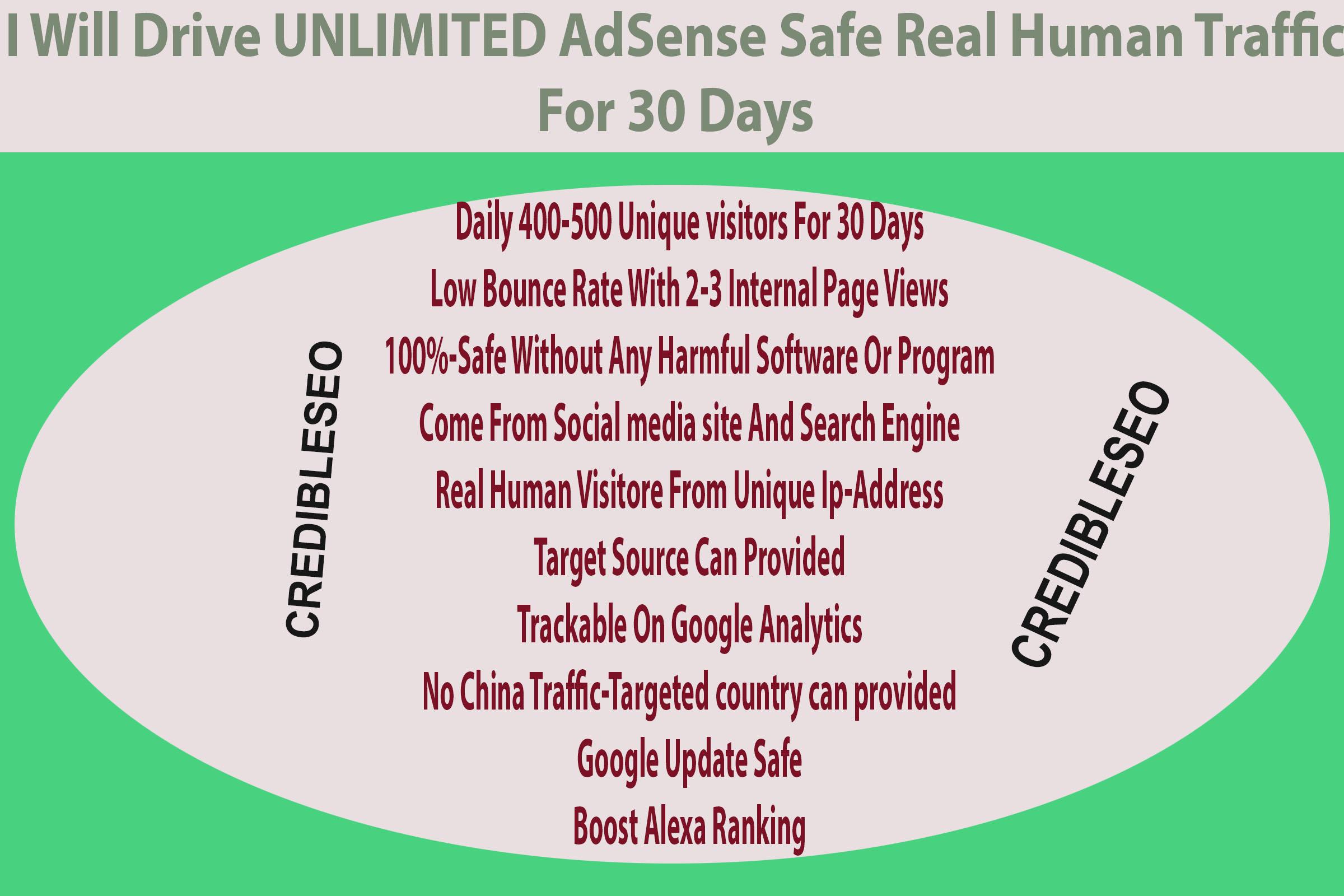 Drive UNLIMITED AdSense Safe Real Human Traffic For 3...
