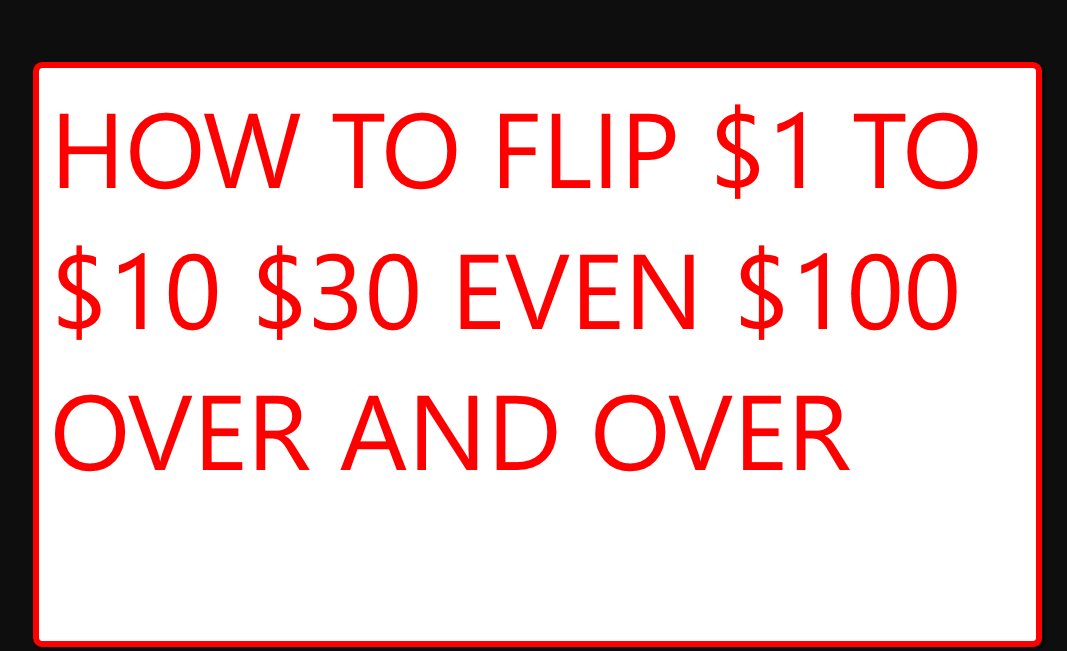 teach how to turn 1 USD to 30 even 100 easily over an...