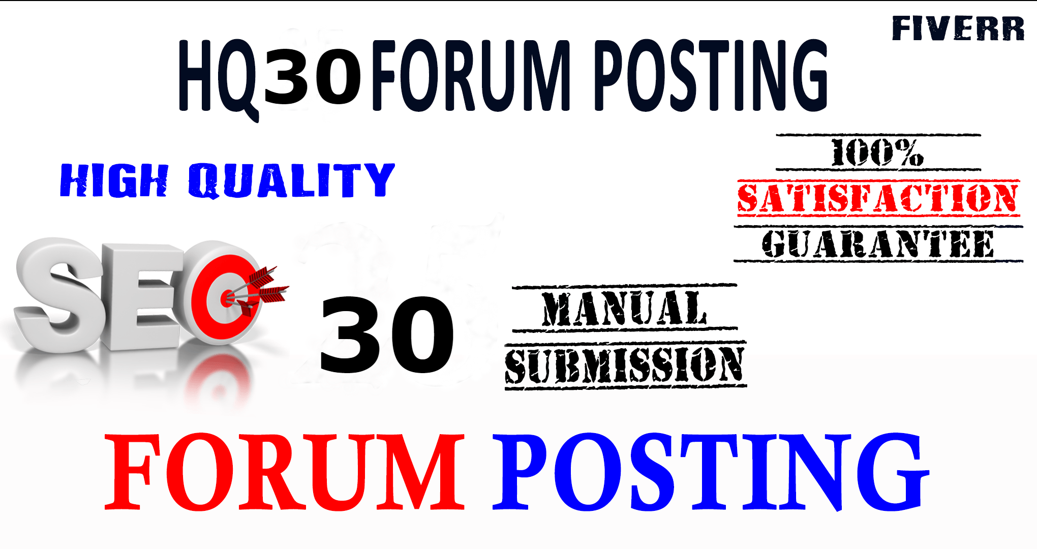 I wil Provide 30 General Forum Posting for your websi...