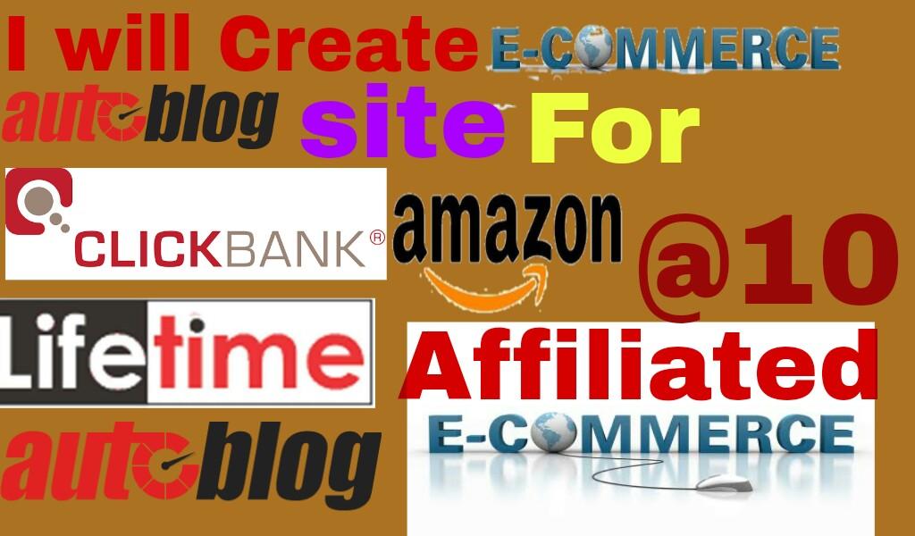 Make Affiliated Ecommerce Auto Blogsite For Clickbank...