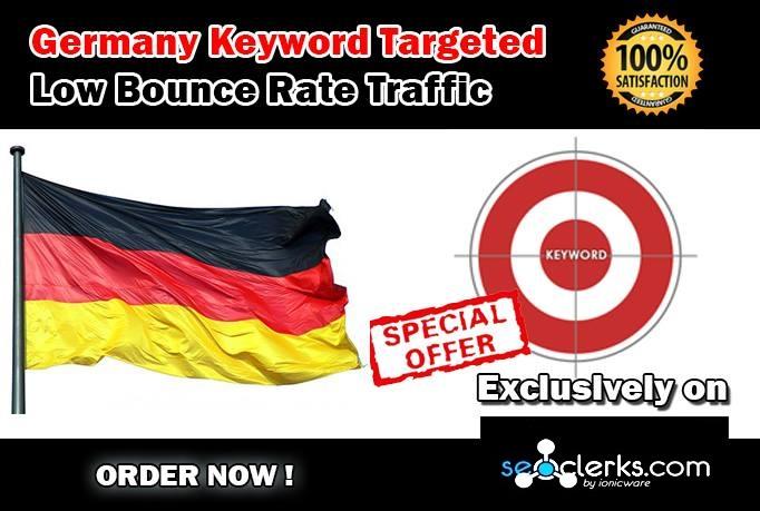 Drive 20000 GERMANY Keyword Targeted Low Bounce Rate ...