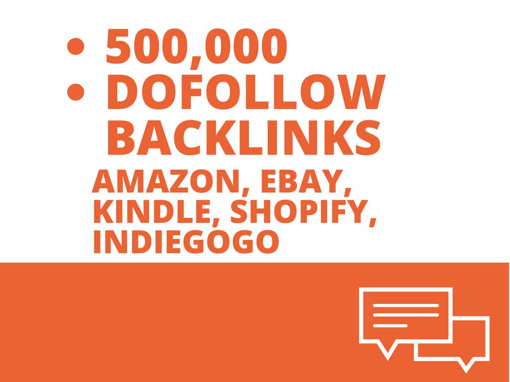 Build 500,000 Unique Dofollow High Pr Seo Backlinks F...