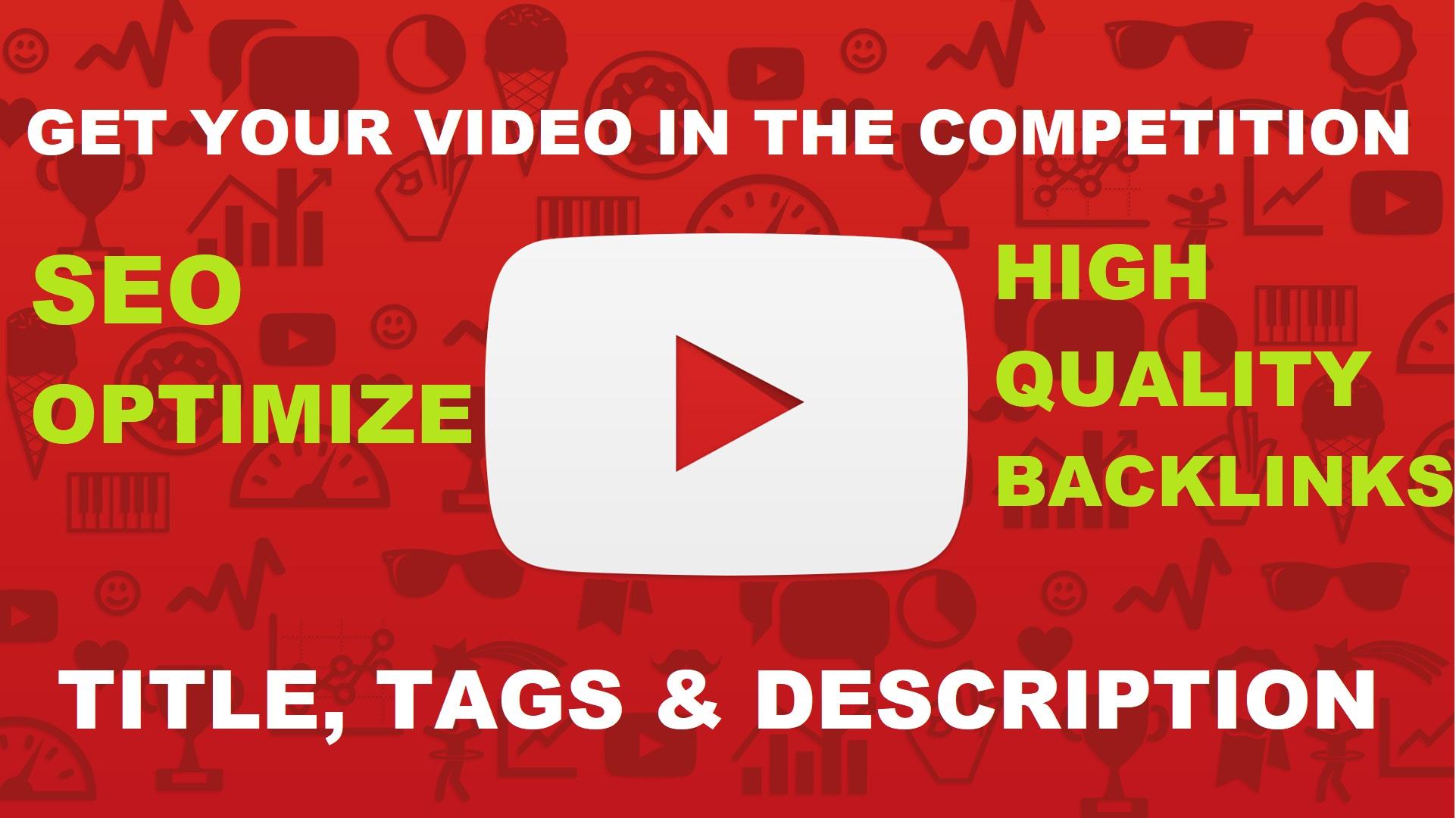 Video Ranking With Onpage Optimization