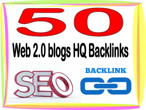 Rank your Site Alexa Rank with 50 Web 2.0 blogs Backl...