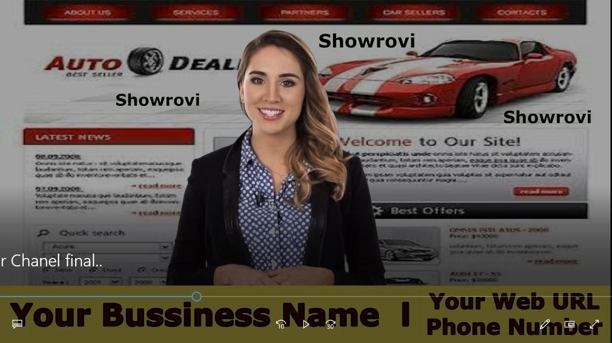 Provide Awesome Auto Dealership Spokesperson promo vi...