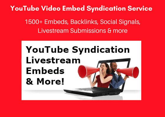 1500+ Viral YouTube SEO Embeds 500 Livestream Submiss...