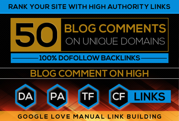 Build 50 High Quality Dofollow Blog comments Backlink...