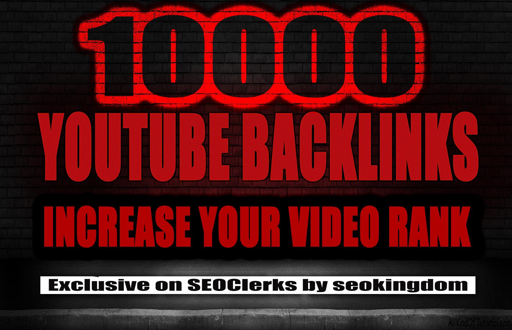10000 Super Cool GSA YouTube Backlinks for increase y...