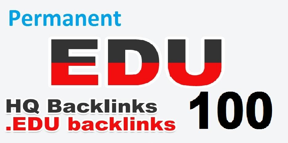 Get 100 HQ. EDU backlinks For Search Engine Ranking T...