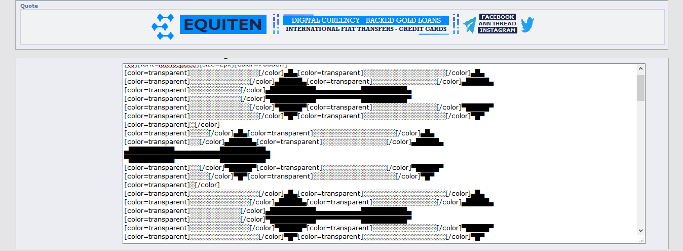 Creation of fascinating bitcointalk signature bbcode