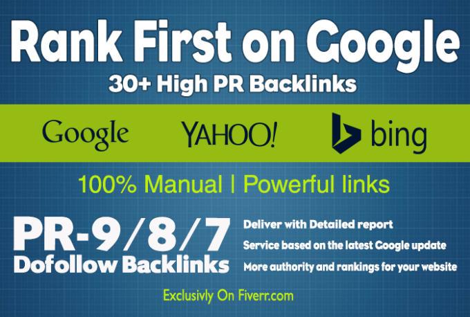 make 300 SEO high quality premium backlinks rank on s...