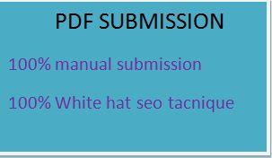I will manually do pdf submission to top 20 doc shari...