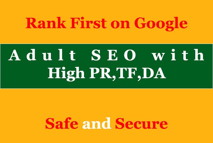High PR DA adult seo backlinks with keyword related c...