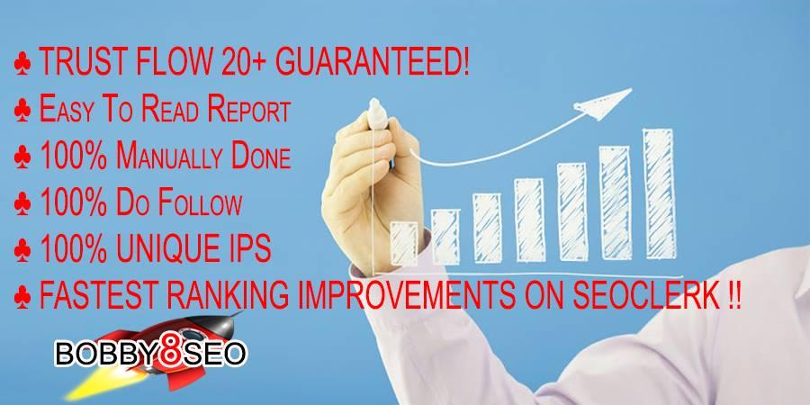 20 High TRUST Flow Backlinks With Competitive niches