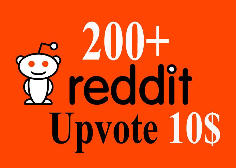 200+ Real Reddit Upvotes With High quality accounts
