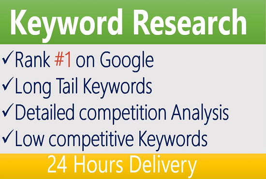 I do the best profitable SEO Keyword Research in 24 h...