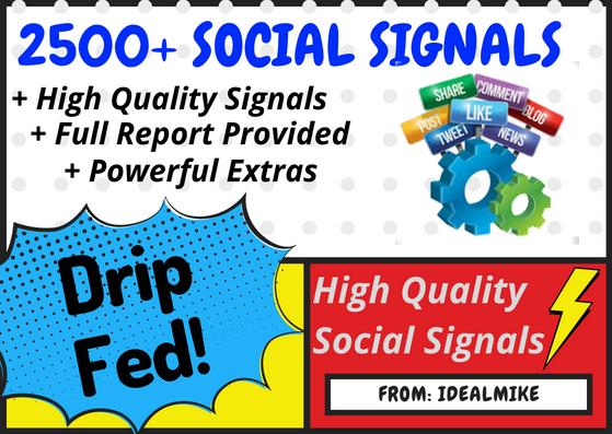2500+ Super SEO Social Signals Bookmarks Backlinks Po...
